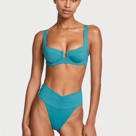 Victoria's Secret Essential Cinched High-Waist Bikini Bottom - Picture 2 of 2